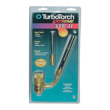 Esab Welding & Cutting TurboTorchÂ ExtremeÂ STK-31 Torch Swirl, MAP-Pro/LP Gas (HAZ), ST-1/ST-3 Tip, 1800 Max BTU 0386-0575